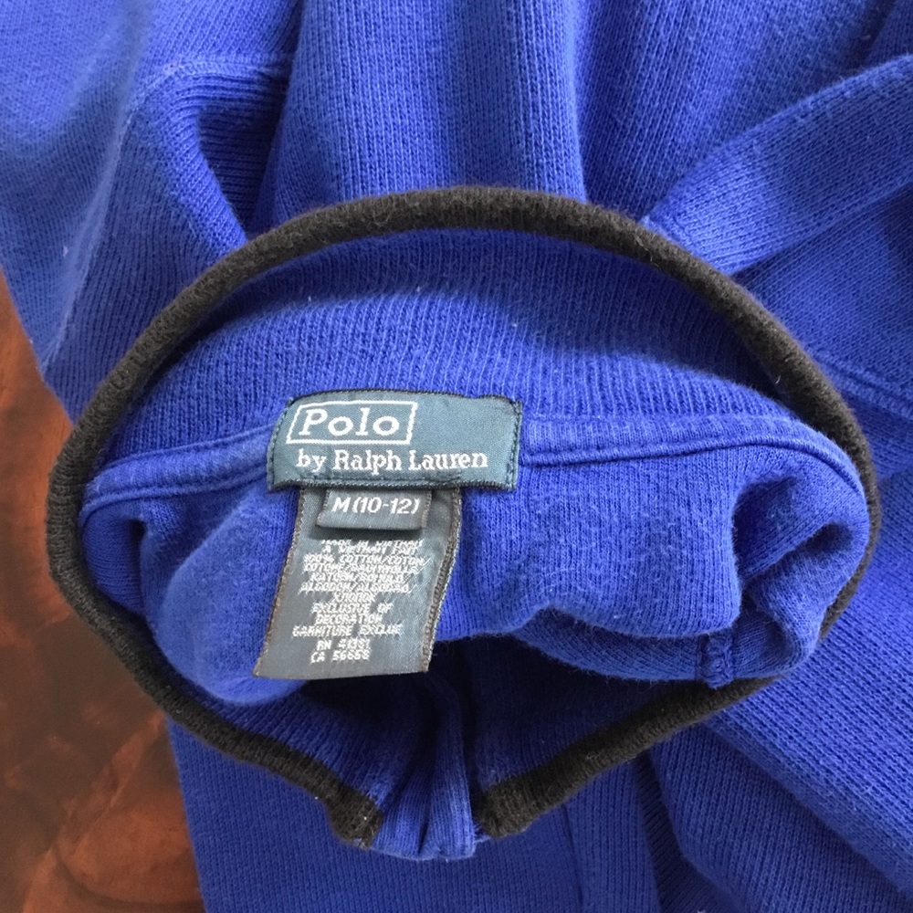 Polo  by Ralph Lauren Blue Boy’s Sweater. Size  10-12  $30 - Picture 12 of 12
